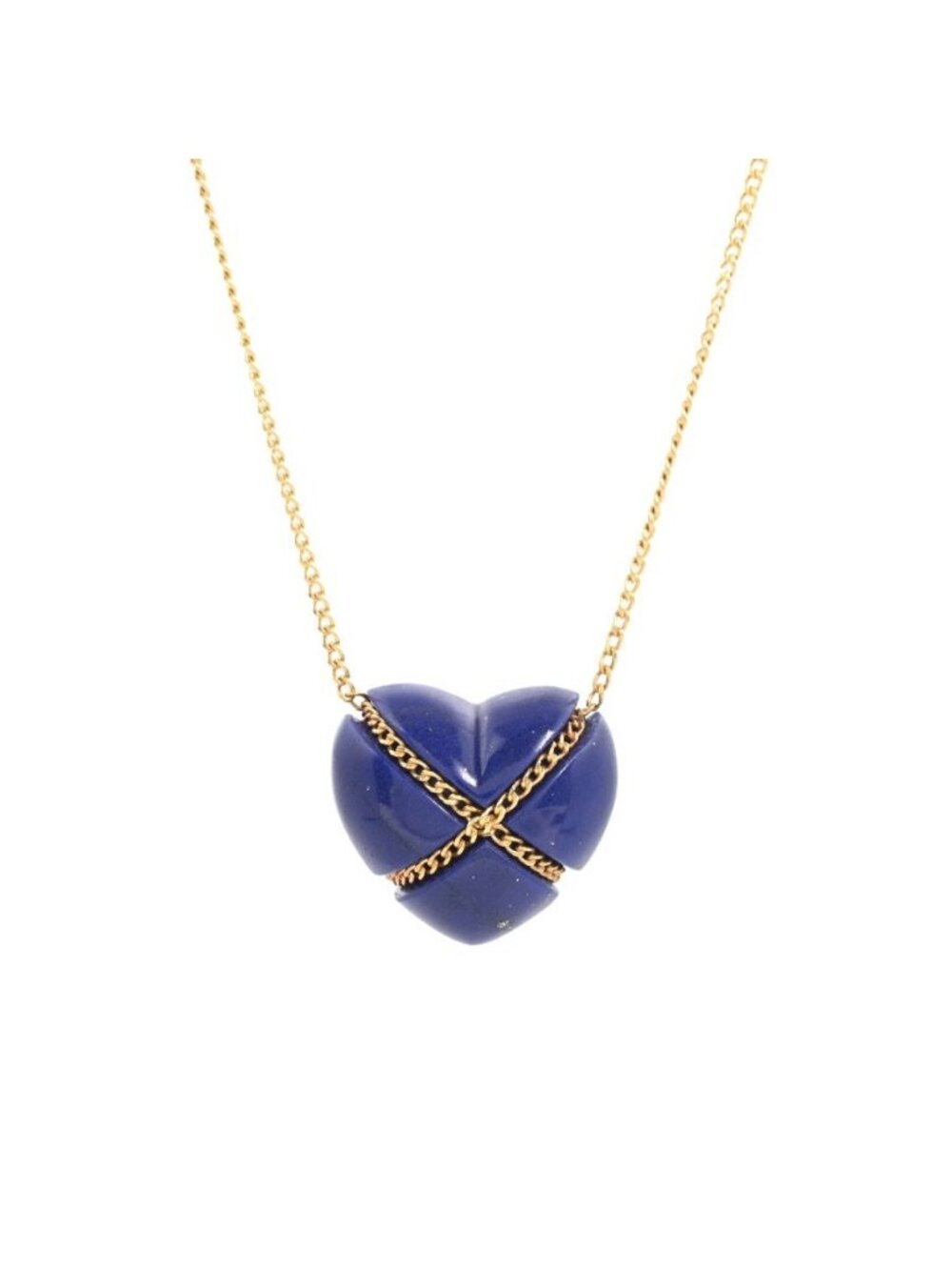 Tiffany & Co Heart Necklace Chain Cross